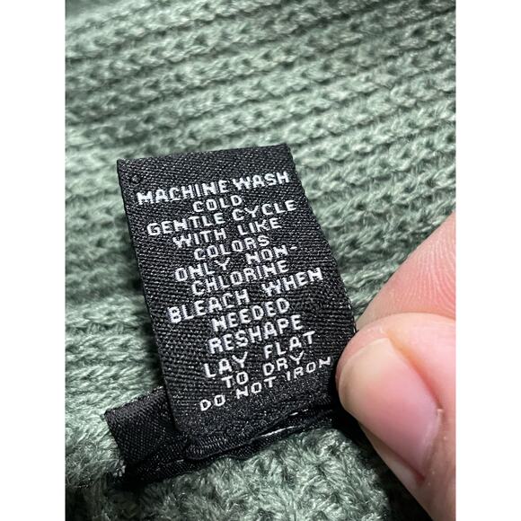 rue21 Women's Size Large Shawl Collar Open Front Cardigan Green - Picture 8 of 8